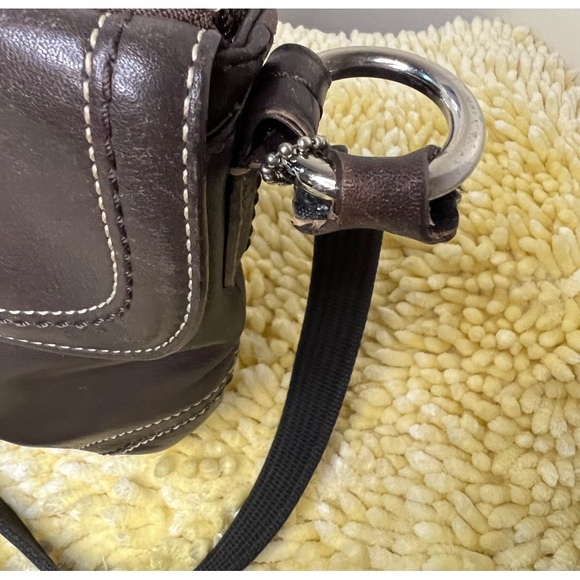 Coach Brown Leather Crossbody Bag - Picture 11 of 16